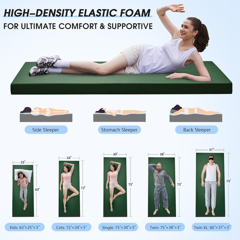 Camping Memory Foam Mattress Pad - 3