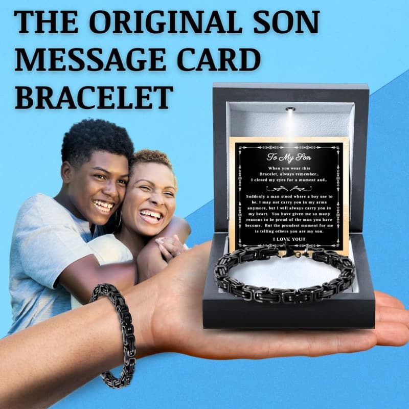 Graduation Gift: Forever Linked Bracelet for Son