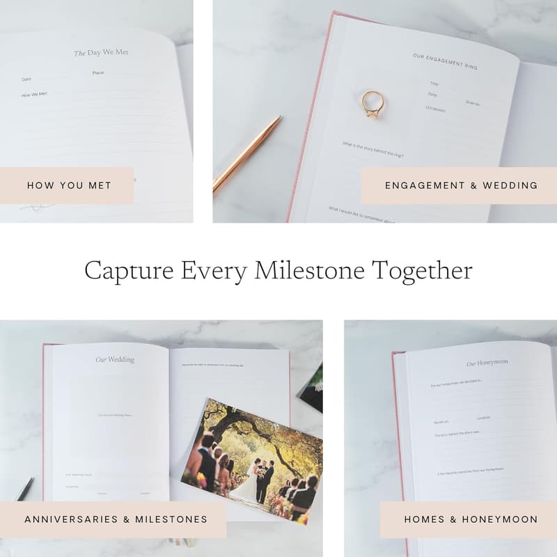 Anniversary Journal: Couples Keepsake for Love Story Memories