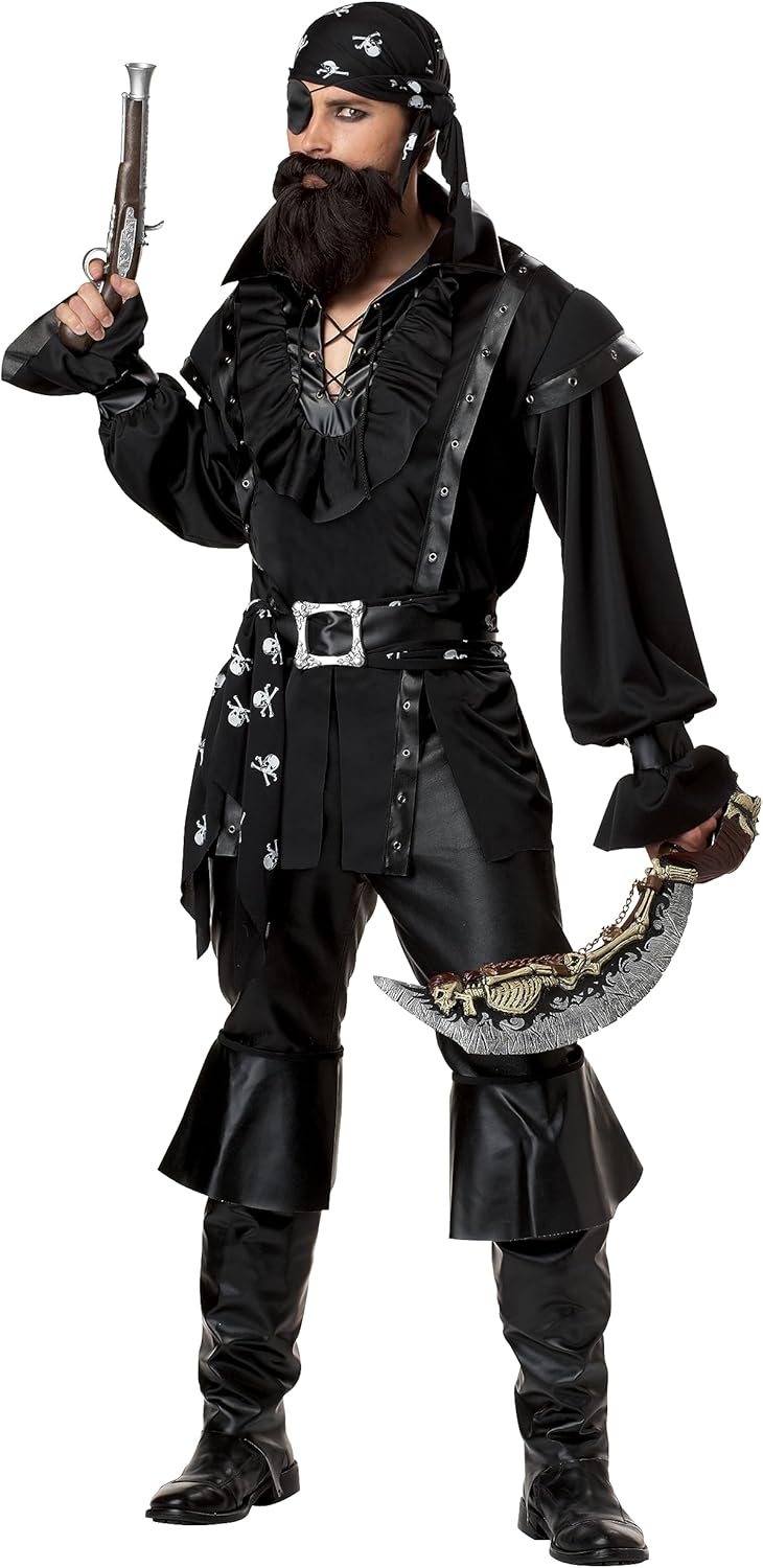 Men's Plundering Pirate Costume for Adults