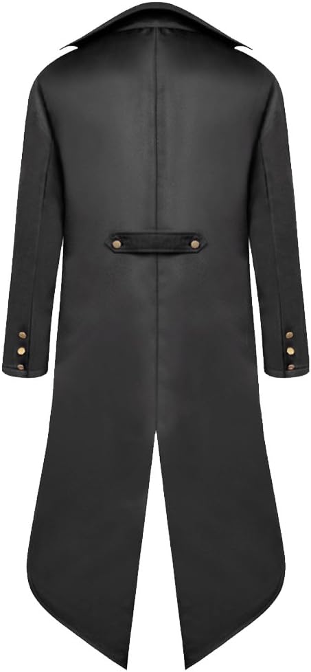 Gothic Victorian Steampunk Tailcoat Jacket for Men