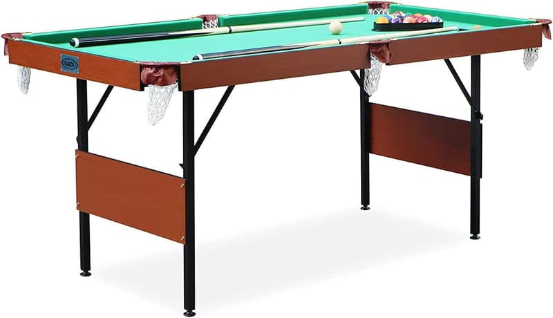 5.5-Foot Folding Pool Table for Family Game Nights