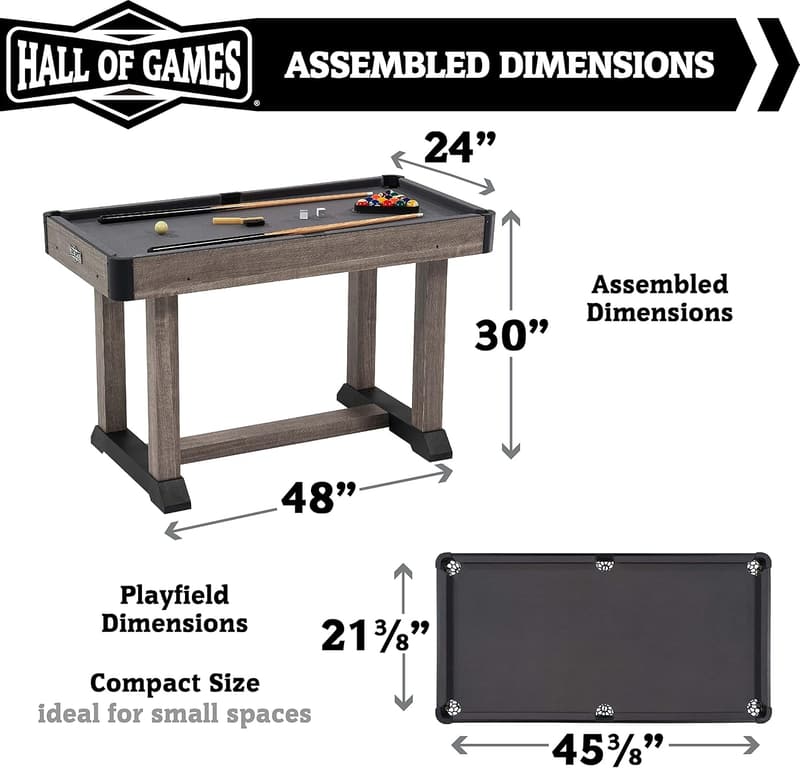 Billiard Tables with Complete Accessory Sets for Game Rooms
