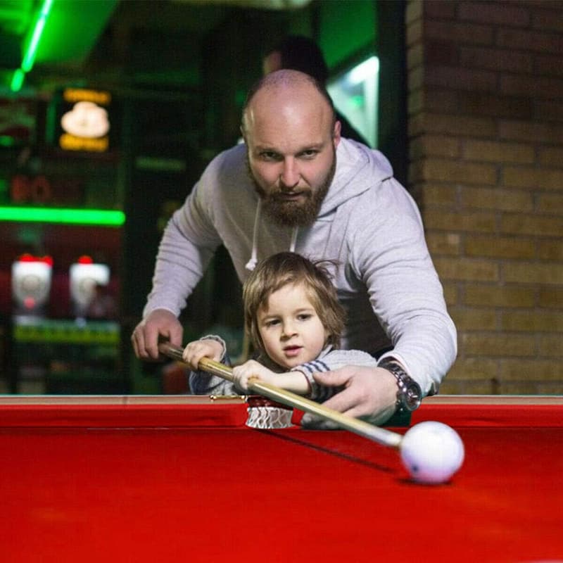 48” Wooden Pool Table Set for Family Game Room