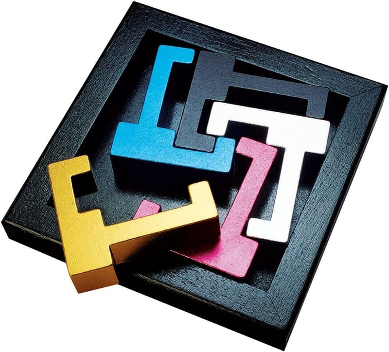 Metal Brain Teaser Puzzle - Mind Exercise for All Ages