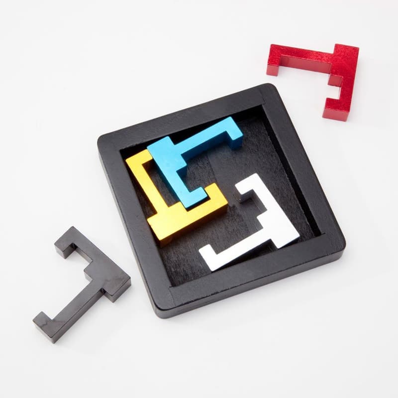 Metal Brain Teaser Puzzle - Mind Exercise for All Ages
