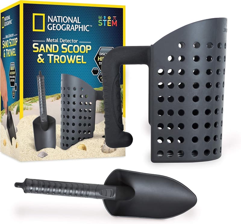 Metal Detecting Accessories Set with Sand Scoop & Shovel