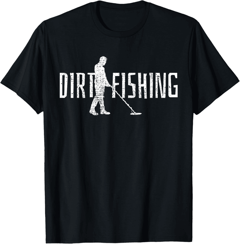 Metal Detecting Fishing T-Shirt for Outdoor Enthusiasts