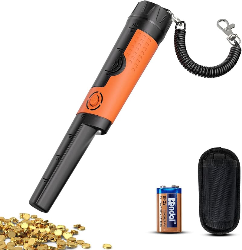 Waterproof Metal Detector Pinpointer for Adults & Kids – 360° Sensitivity