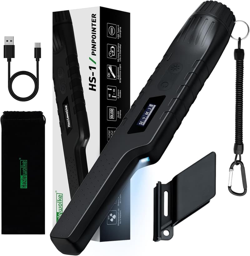 Waterproof Handheld Metal Detector Pinpointer for Adults & Kids