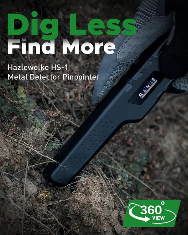 Waterproof Handheld Metal Detector Pinpointer for Adults & Kids