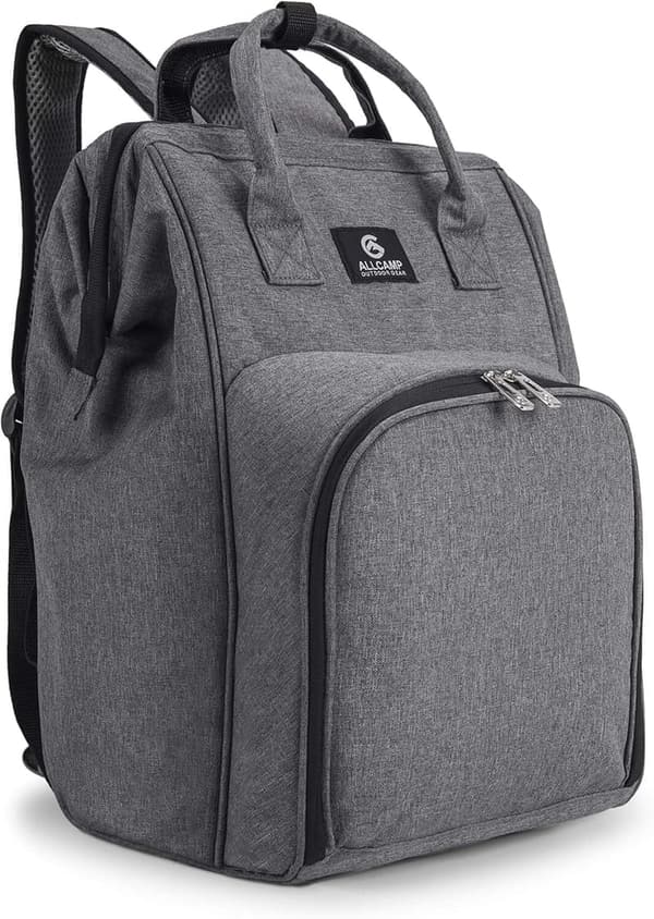 Picnic Backpack for 2 with Blanket, Plates & Cutlery Set