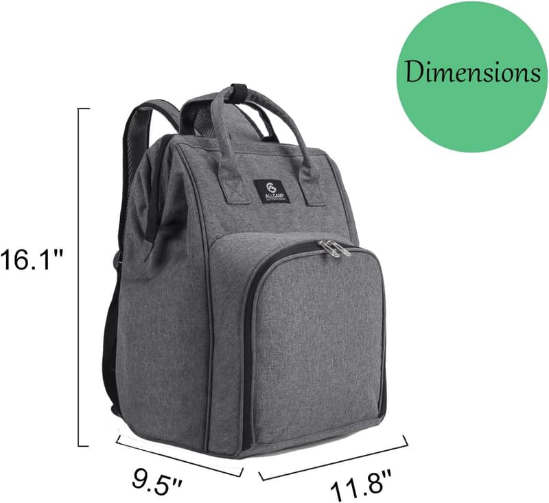 Picnic Backpack for 2 with Blanket, Plates & Cutlery Set