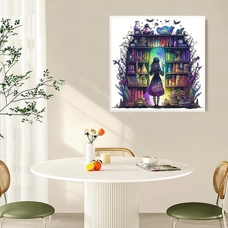 5D Diamond Painting Kit - DIY Magic Book Art for Adults