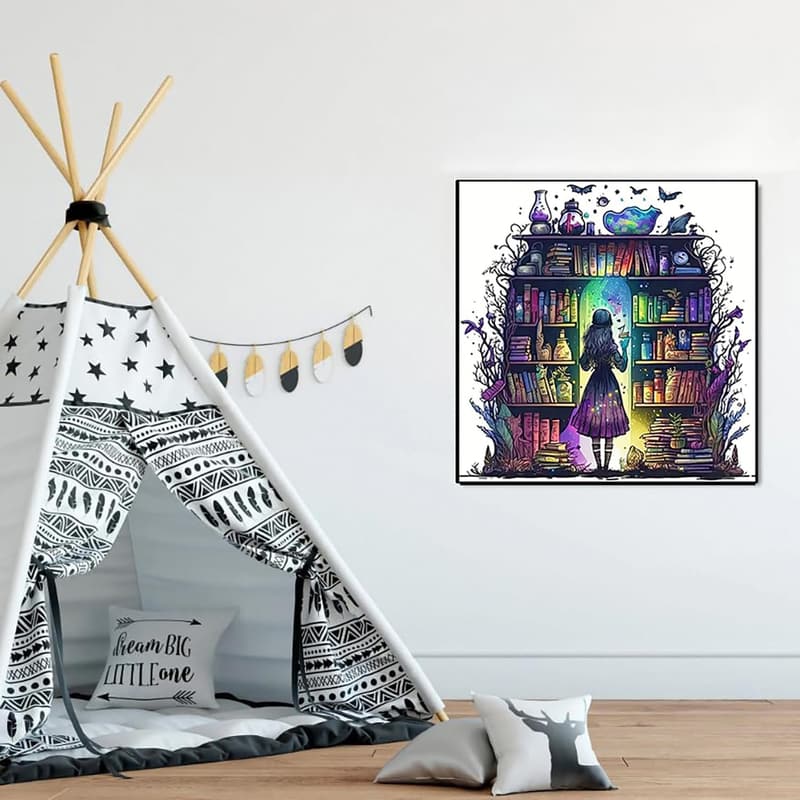 5D Diamond Painting Kit - DIY Magic Book Art for Adults