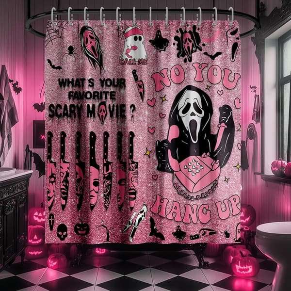 Spooky Halloween Shower Curtain – 72