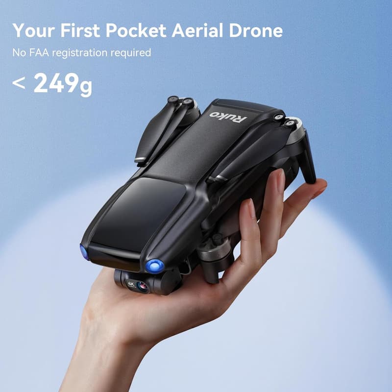 4K Camera Drone for Adults with GPS & AI Features