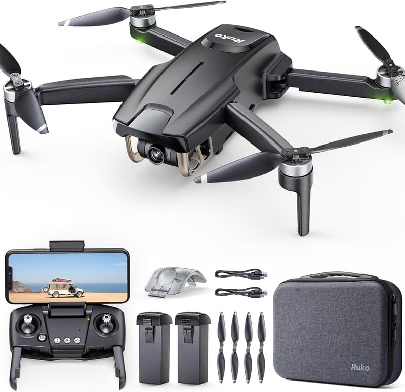Ruko F11MINI 4K Camera Drone - Lightweight, Foldable, 60 Min Flight