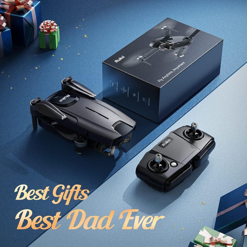 Ruko F11MINI 4K Camera Drone - Lightweight, Foldable, 60 Min Flight