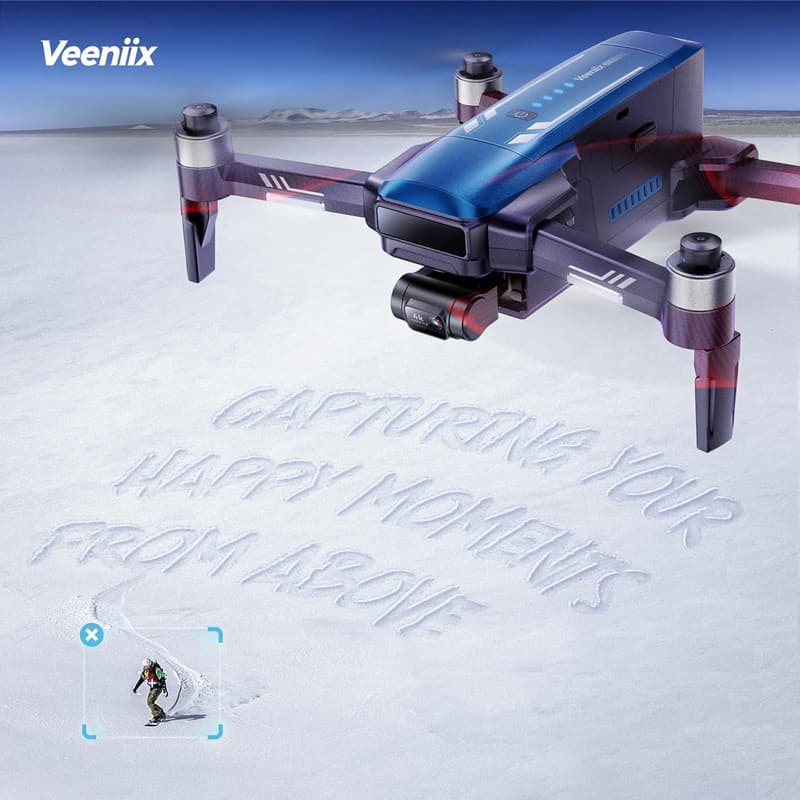 V11PRO 8K Camera Drone with 80min Flight Time & 6KM Range
