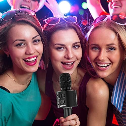 Portable Bluetooth Karaoke Microphone for Home Parties