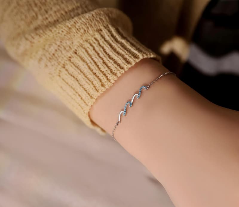 Friendship Bracelet in 925 Sterling Silver for Women