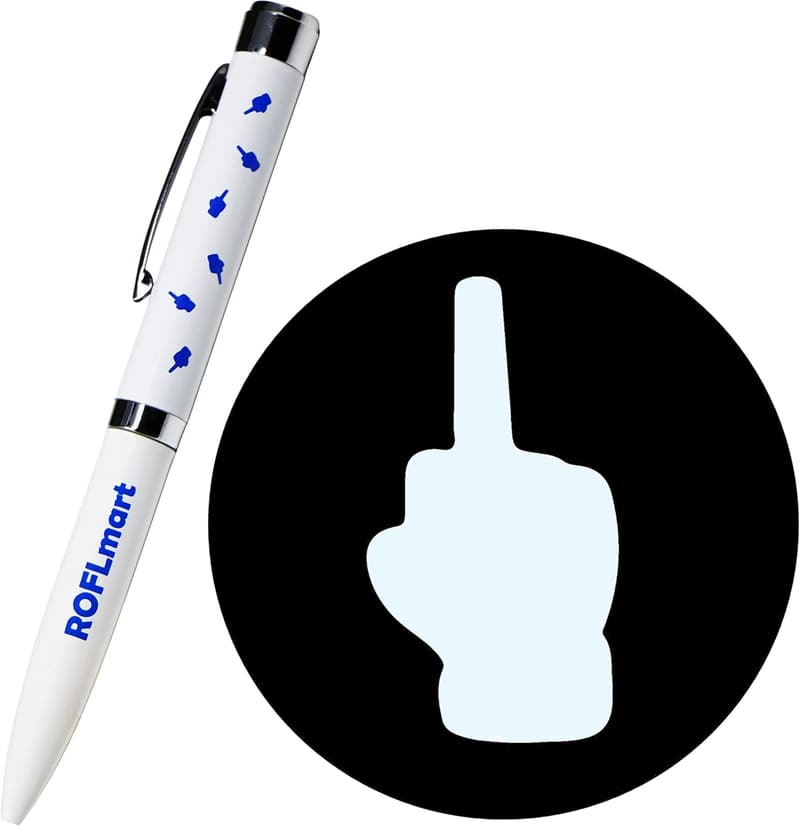 Middle Finger Projector Pen - Fun Light-Up Gesture