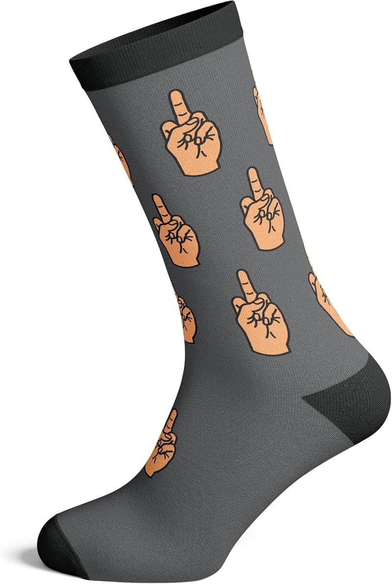 Funny Sarcastic Crew Socks for Adults
