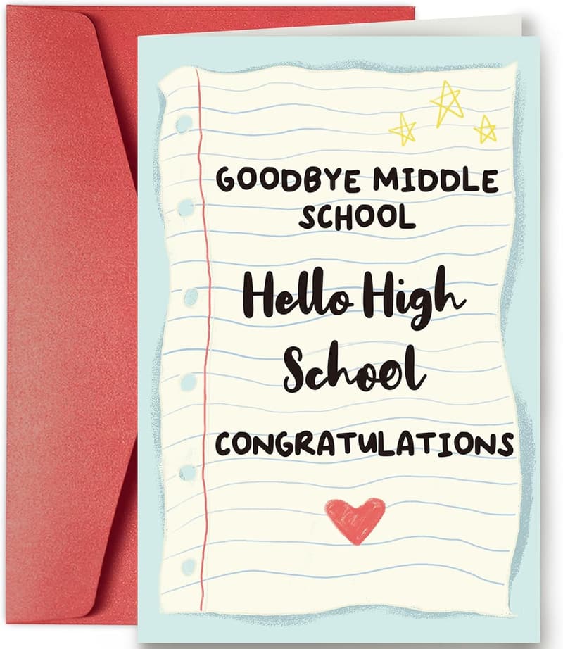 Graduation Card for Boys & Girls - Congratulations Design