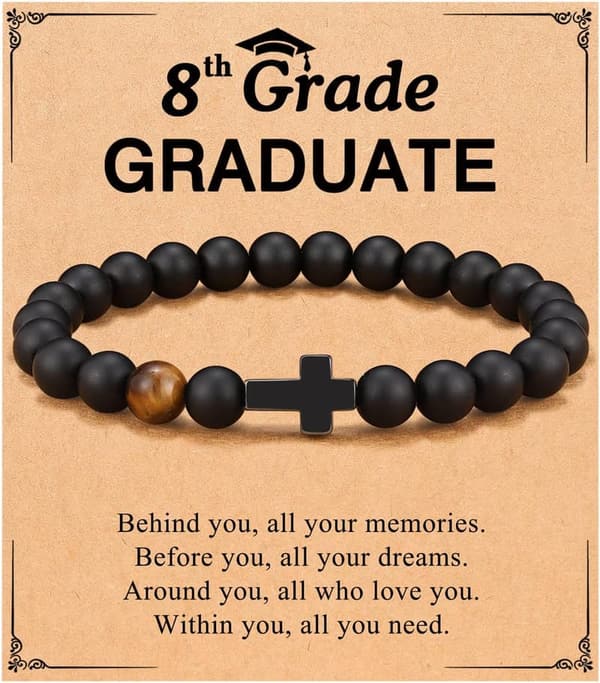 Christian Cross Bracelet for Men - Perfect Gift for Birthdays & Graduations