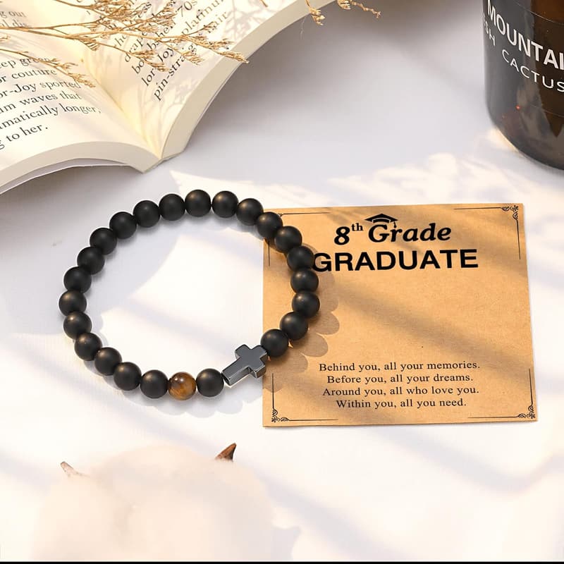 Christian Cross Bracelet for Men - Perfect Gift for Birthdays & Graduations