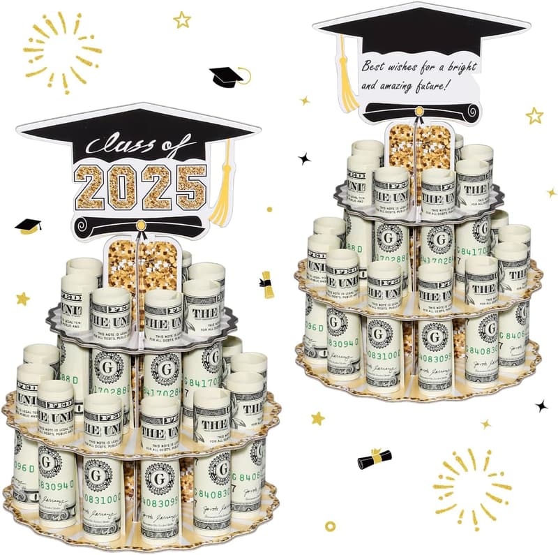 2025 Graduation Money Holder Cake Cash Gift for Her/Him