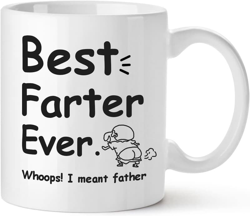 Funny Father's Day Coffee Mug for Dad - 11oz Novel Design
