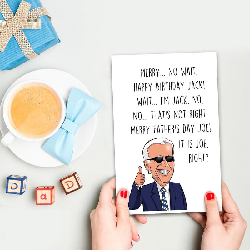 Funny Father's Day Card for Dad - Hilarious Gift from Family