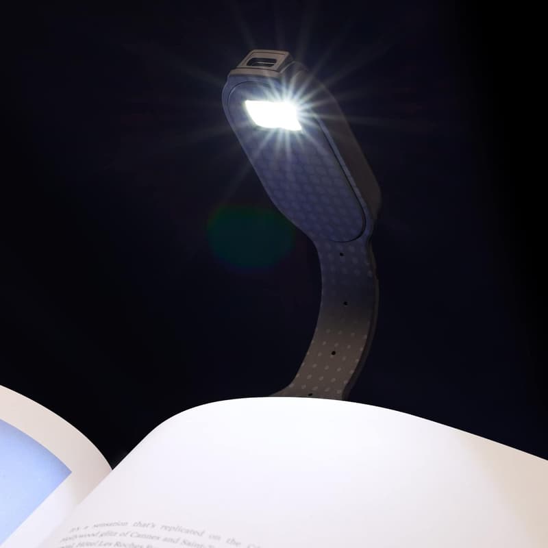 Rechargeable LED Clip-On Bookmark Reading Light for Book Lovers