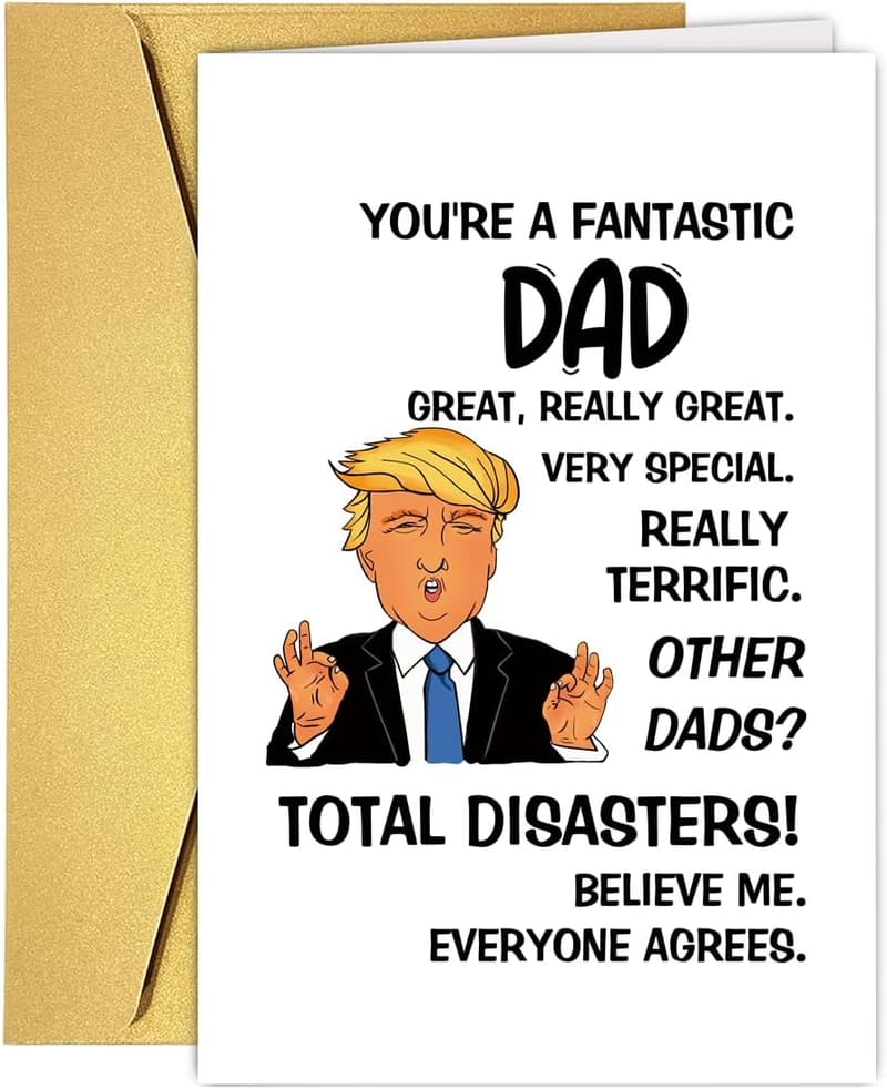 Funny Father's Day Card & Gift for Dad, Stepdad, Grandpa