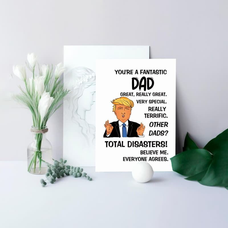 Funny Father's Day Card & Gift for Dad, Stepdad, Grandpa