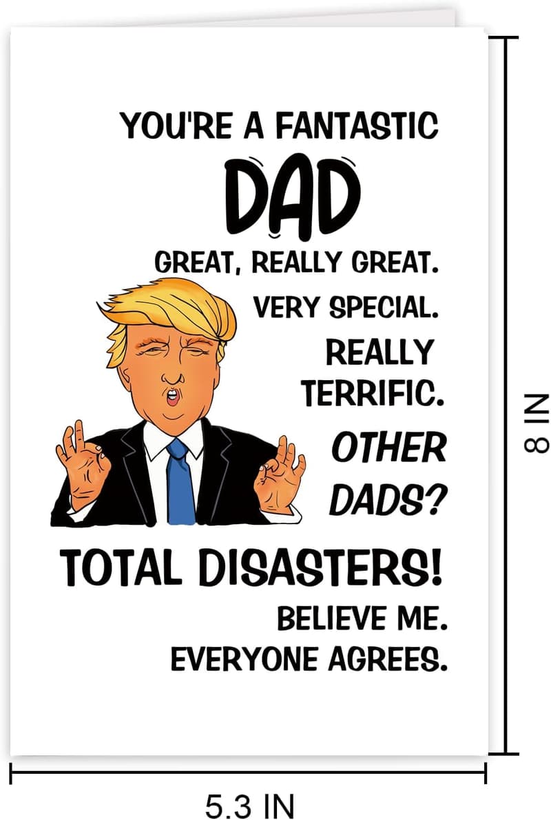 Funny Father's Day Card & Gift for Dad, Stepdad, Grandpa