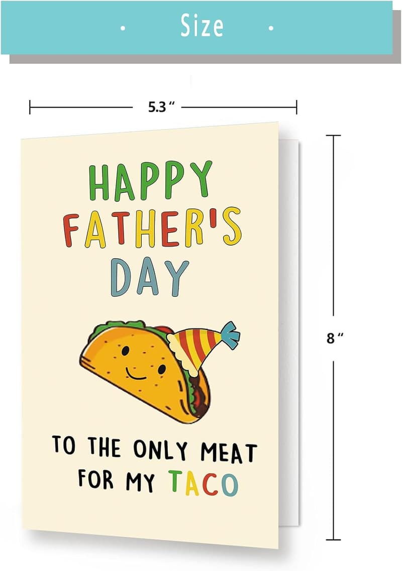 Funny Father's Day Card for Dad - Great Gift from Wife