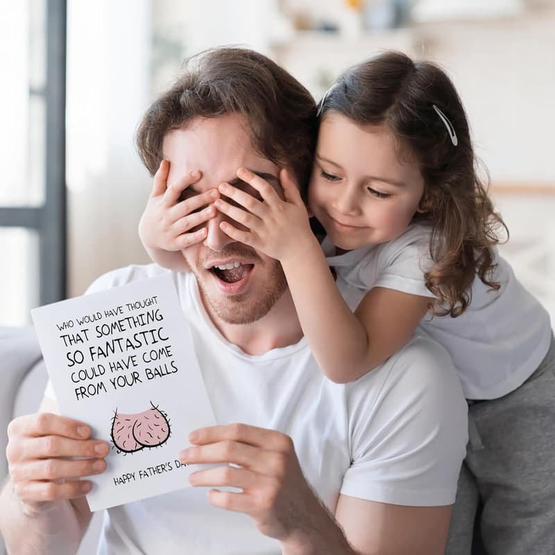Humorous Father's Day Card for Dad from Kids