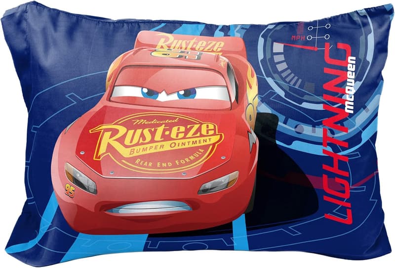 Disney Pixar Cars Lightning McQueen Reversible Pillowcase for Kids