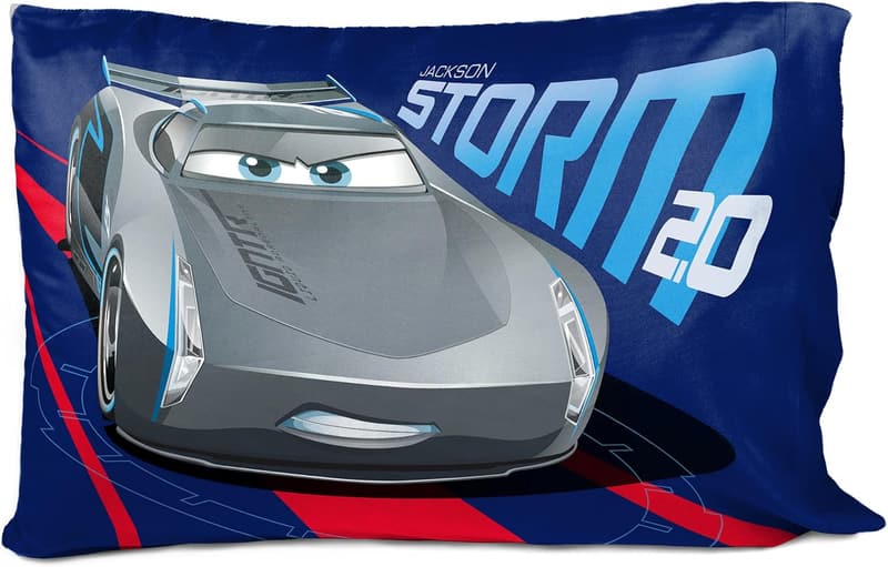 Disney Pixar Cars Lightning McQueen Reversible Pillowcase for Kids