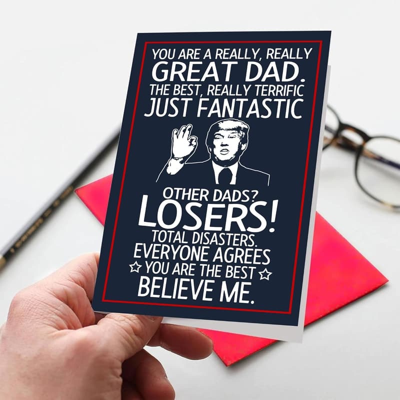 Father's Day Funny Greeting Card for Dad - Premium Quality