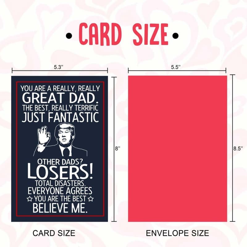 Father's Day Funny Greeting Card for Dad - Premium Quality