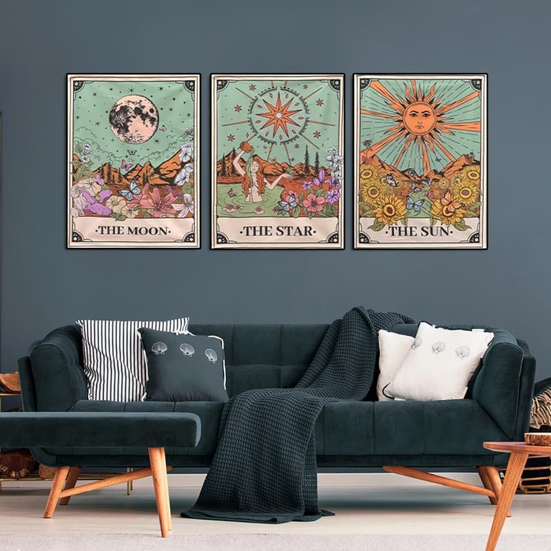 DIY 5D Diamond Painting Kit - Sun and Moon Art Set for Adults