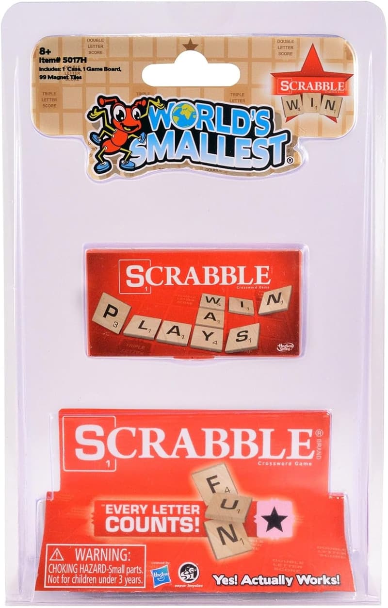 Miniature Magnetic Scrabble Game - Portable Family Fun