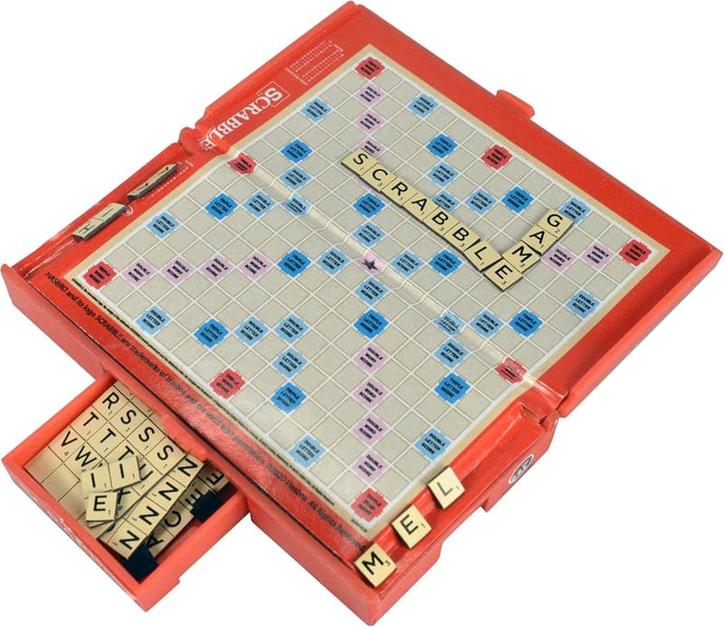 Miniature Magnetic Scrabble Game - Portable Family Fun