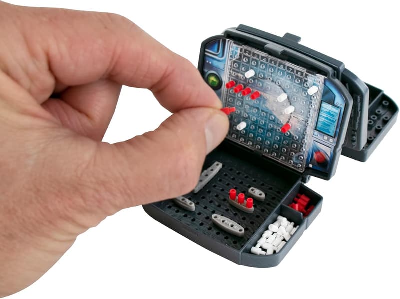 Miniature Battleship Model - Ultra Compact Design