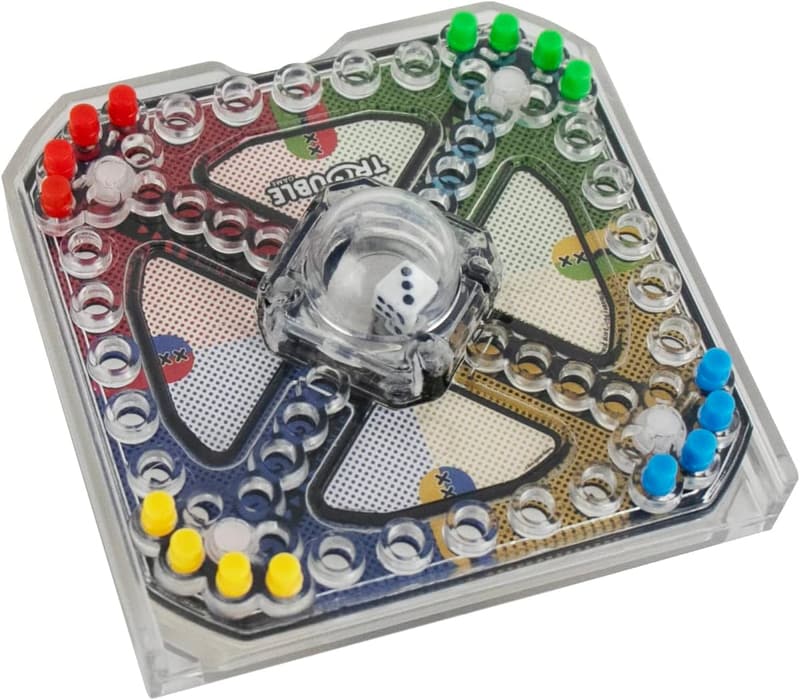World's Smallest Trouble Game with Storage Case