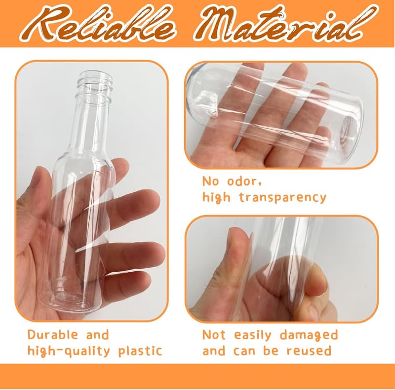 30 Pack Mini Liquor Bottles with Funnels for Party Supplies